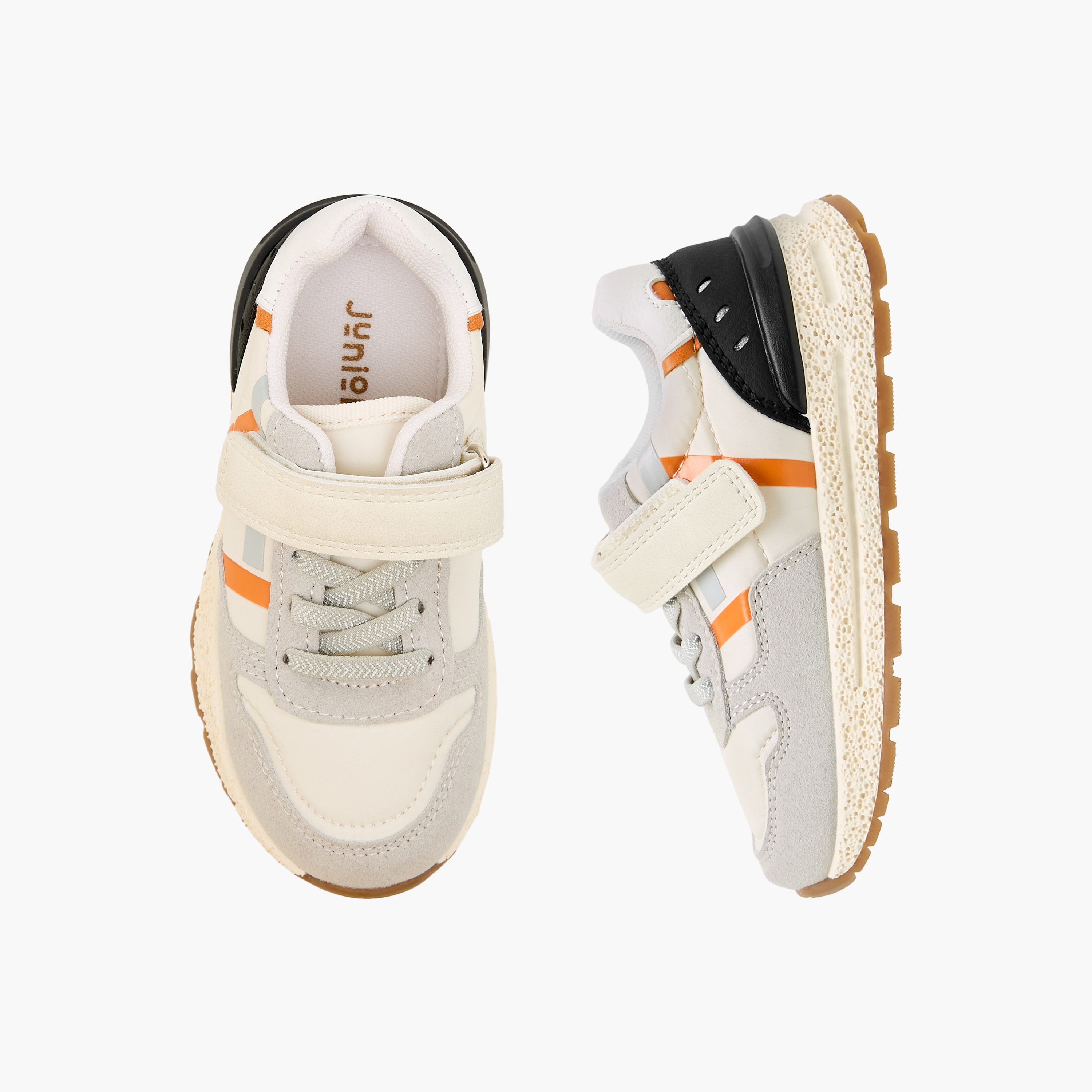 Juniors Boys Hook & Loop Ankle Sneakers-boys-shoes-sneakers-image-1