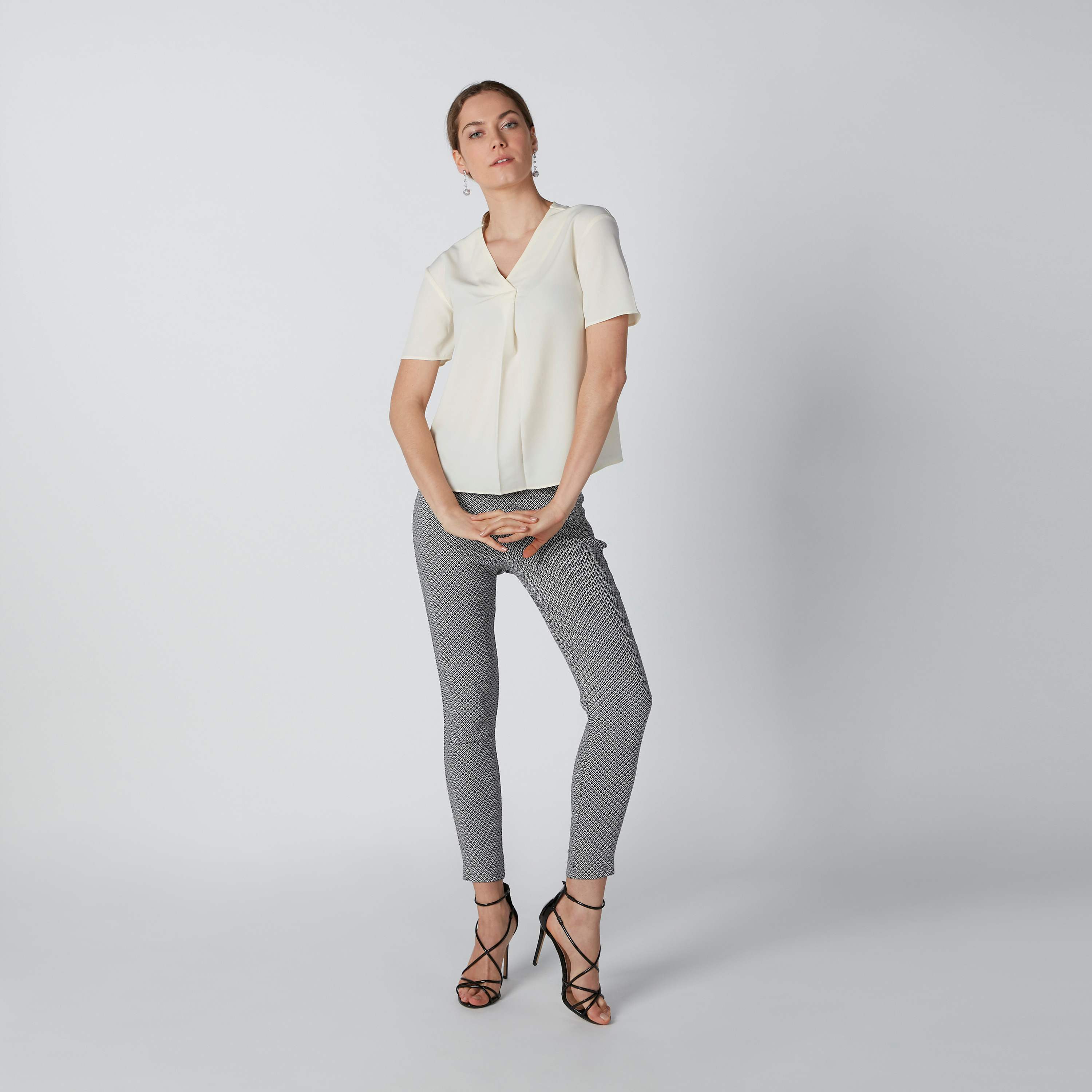 Short Sleeves Top with V-Neck-women-clothing-shirtsandblouses-blouses-image-1