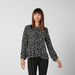 Printed Top with Round Neck and Long Sleeves-Shirts & Blouses-thumbnailMobile-1