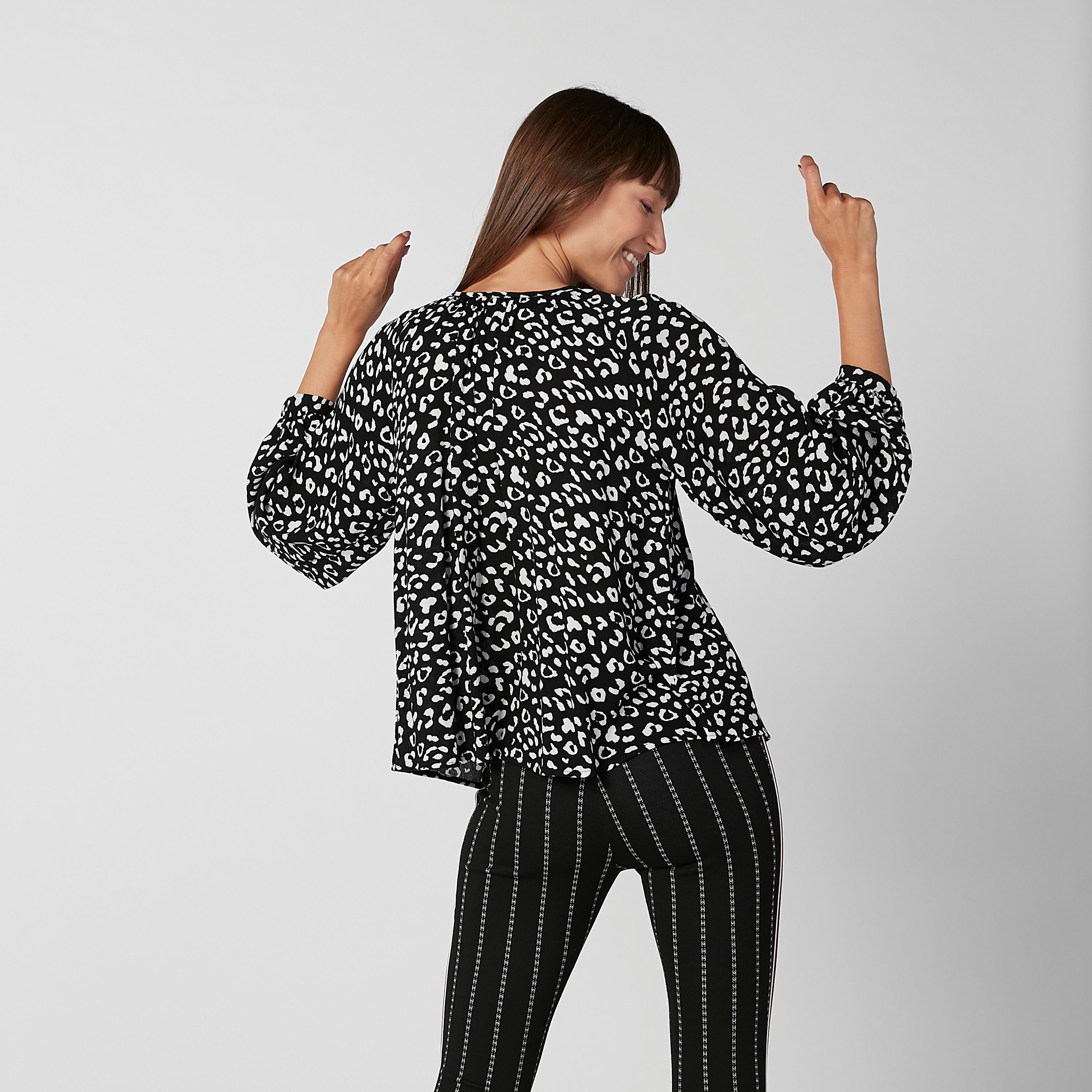 Printed Top with Round Neck and Long Sleeves-women-clothing-shirtsandblouses-blouses-image-3
