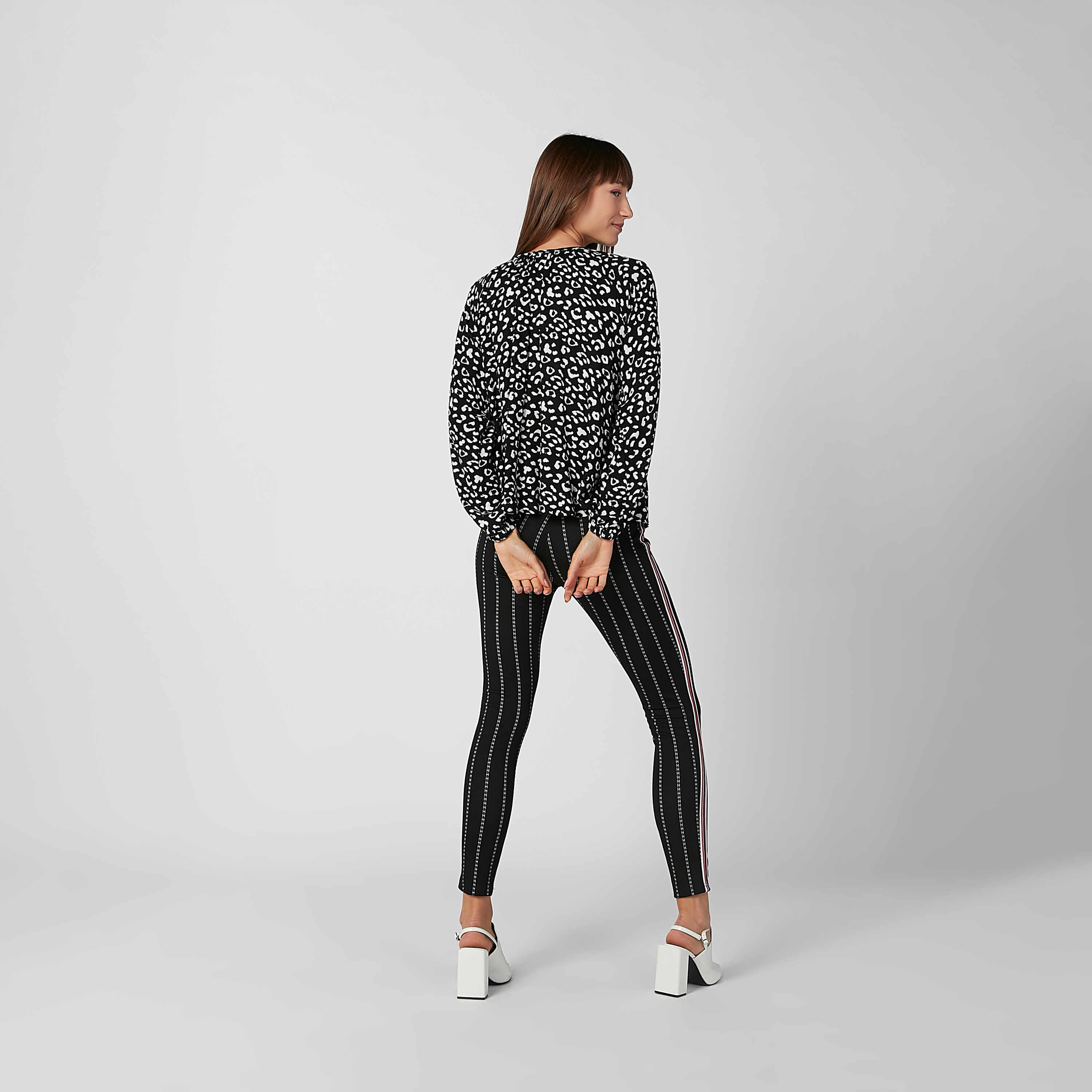Printed Top with Round Neck and Long Sleeves-women-clothing-shirtsandblouses-blouses-image-4