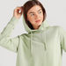 Solid Hooded Sweatshirt with Long Sleeves-Hoodies-thumbnailMobile-5