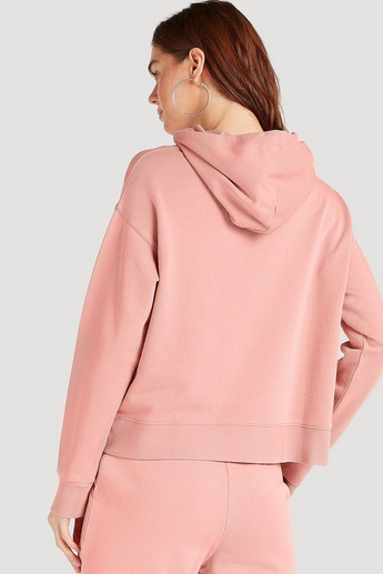 Sustainable Solid Hoodie with Long Sleeves