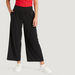 Solid Flexi Waist Flared Pants with Elasticised Waistband-Pants-thumbnailMobile-0