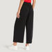 Solid Flexi Waist Flared Pants with Elasticised Waistband-Pants-thumbnail-3