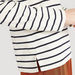 Striped T-shirt with Long Sleeves and Boat Neck-T Shirts-thumbnailMobile-2