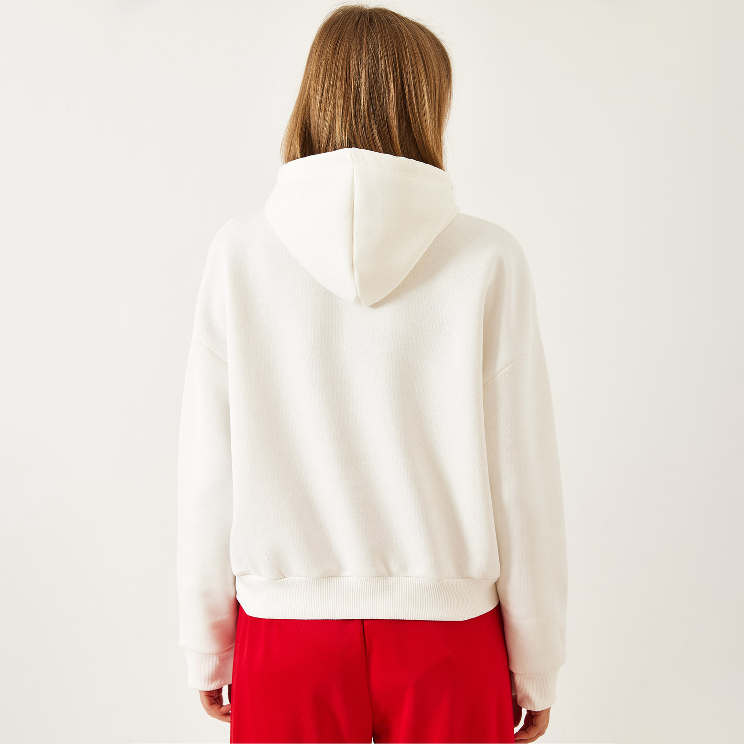 Bianco Lucci Embroidered Hooded Neck Women's Sweatshirt-women-clothing-hoodiesandsweatshirts-hoodies-image-3