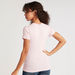 Textured T-shirt with Short Sleeves and Round Neck-T Shirts-thumbnailMobile-3