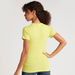 Textured T-shirt with Short Sleeves and Round Neck-T Shirts-thumbnailMobile-3