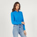 Solid Shirt with Long Sleeves and Button Closure-Shirts & Blouses-thumbnail-0