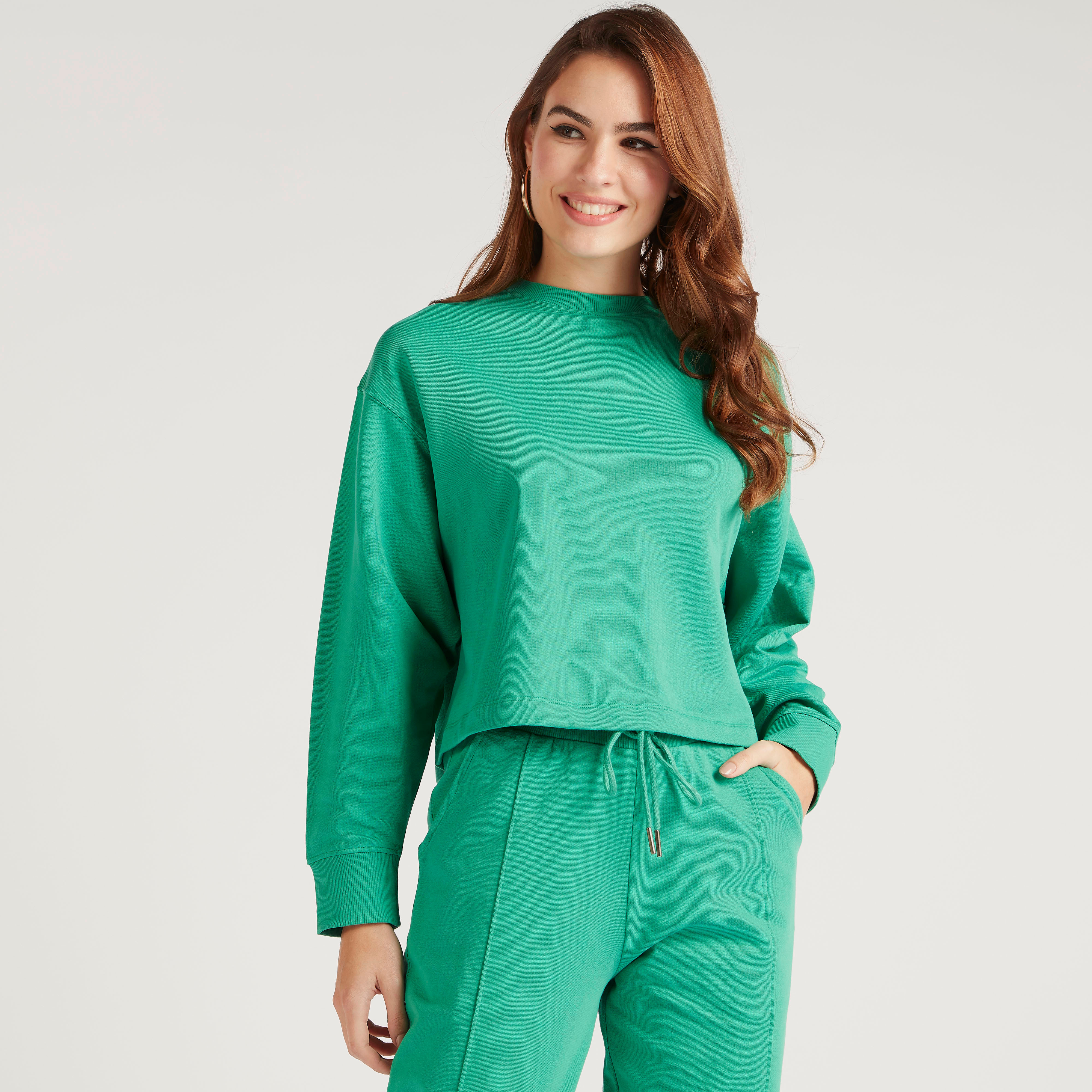 سويت شيرت سادة بياقة ضيّقة وأكمام طويلة-women-clothing-hoodiesandsweatshirts-sweatshirts-image-19