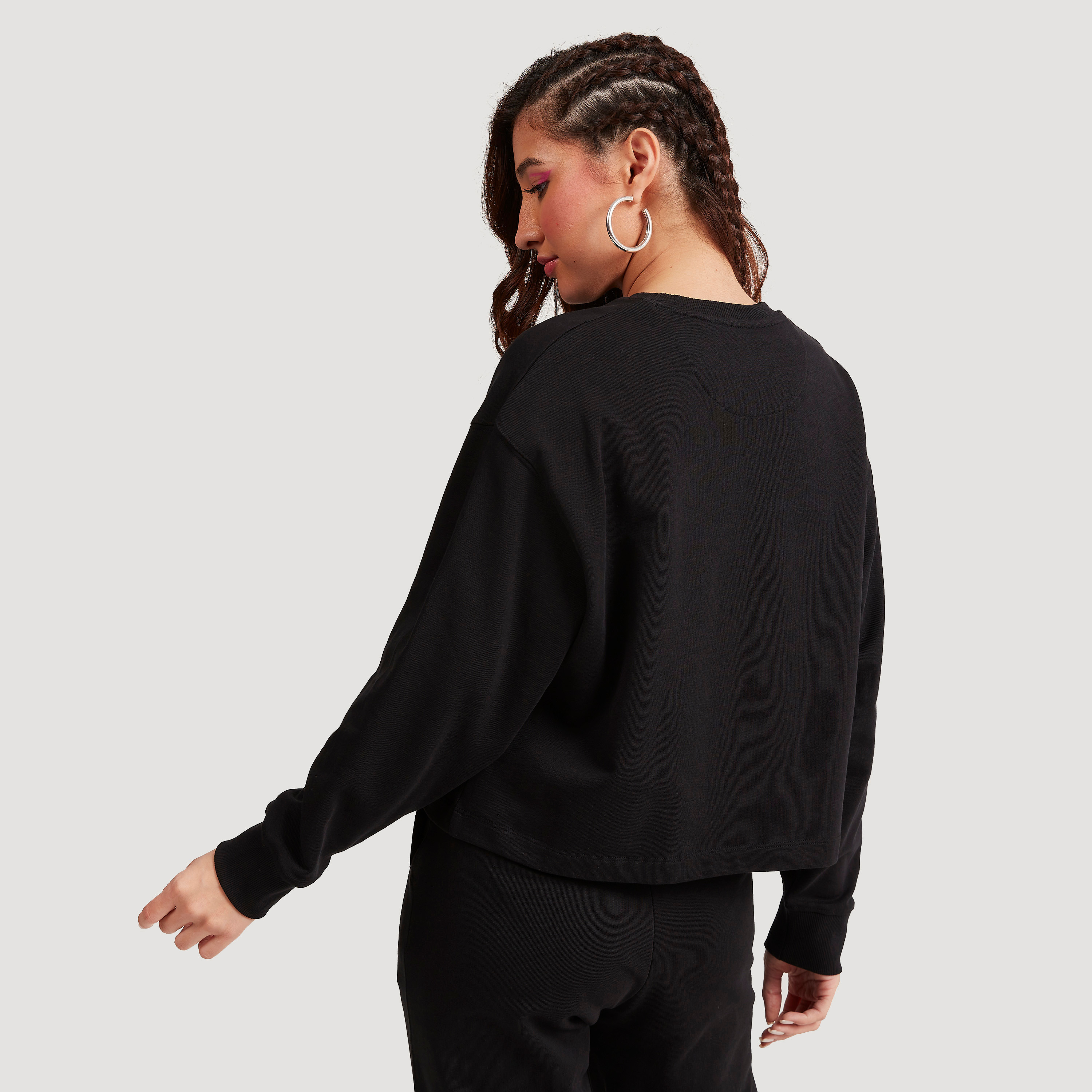 سويت شيرت سادة بياقة ضيّقة وأكمام طويلة-women-clothing-hoodiesandsweatshirts-sweatshirts-image-3