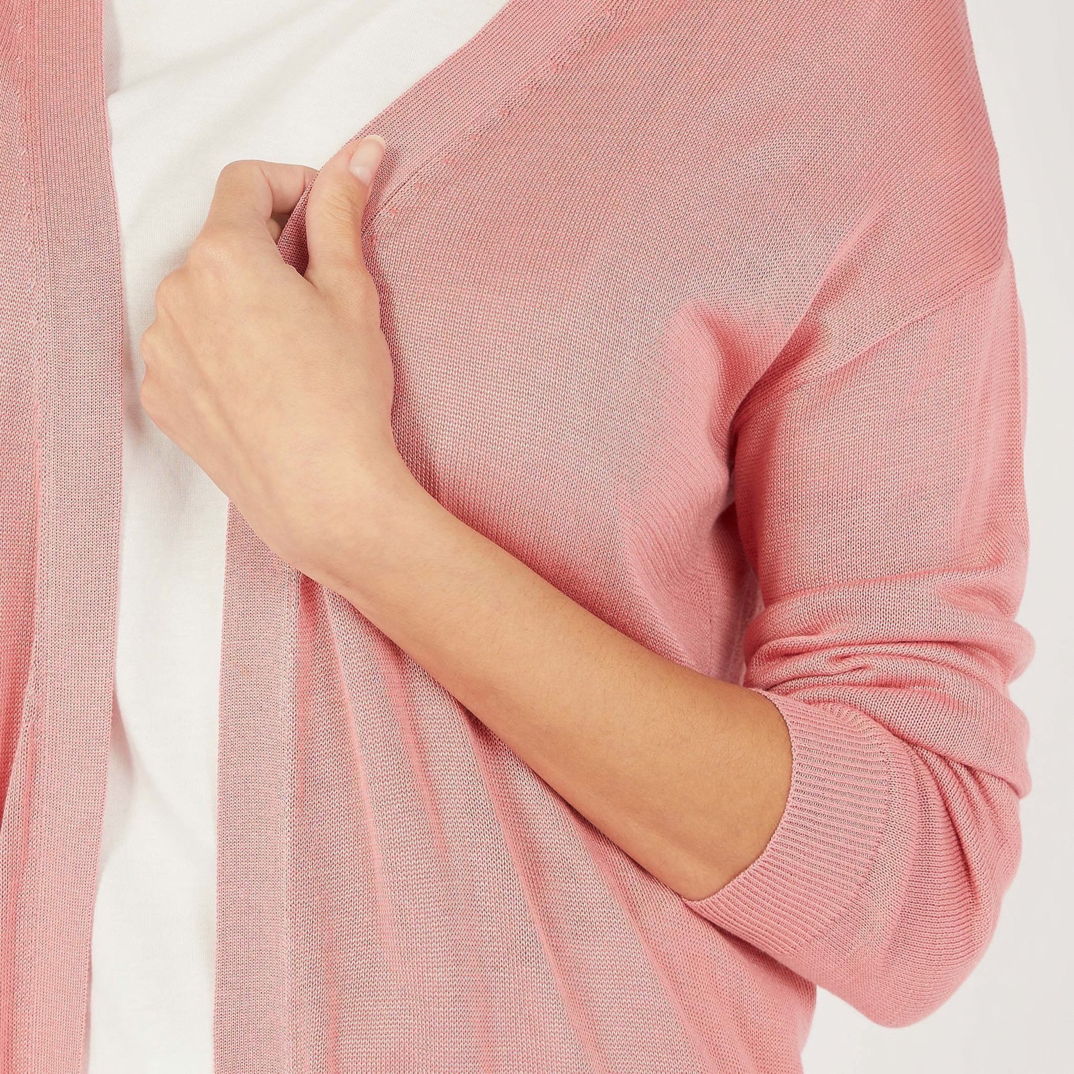 Solid Longline Shrug with Long Sleeves-women-winterwear-cardigansandjumpers-cardigans-image-11