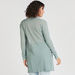 Solid Open Front Shrug with Pocket and Long Sleeves-Cardigans-thumbnailMobile-3