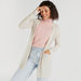 Solid Open Front Shrug with Pocket and Long Sleeves-Cardigans-thumbnail-0