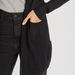Solid Open Front Shrug with Pocket and Long Sleeves-Cardigans-thumbnail-2