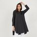 Solid High Low Shirt Tunic with Button Closure and Long Sleeves-Shirts & Blouses-thumbnailMobile-0