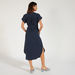 Solid Midi Dress with Button Closure and Tie-Up Detail-Dresses-thumbnailMobile-3