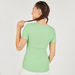 Ribbed Round Neck Top with Short Sleeves-T Shirts-thumbnail-3