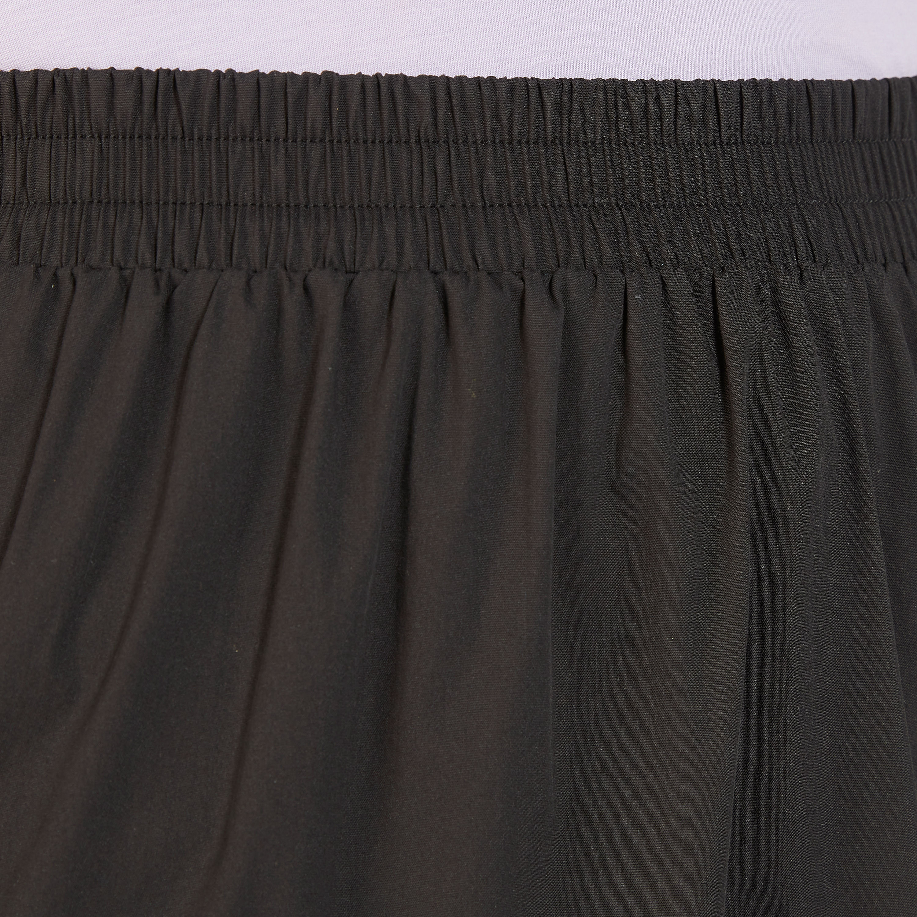 تنورة ميدي إيه لاين سادة متعددة الطبقات بخصر مطاطي-women-clothing-skirts-image-3