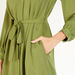 Solid Shirt Dress with Waist Tie-Up and Pockets-Dresses-thumbnail-4