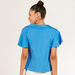 Solid Crew Neck Top with Flutter Sleeves-T Shirts-thumbnailMobile-3