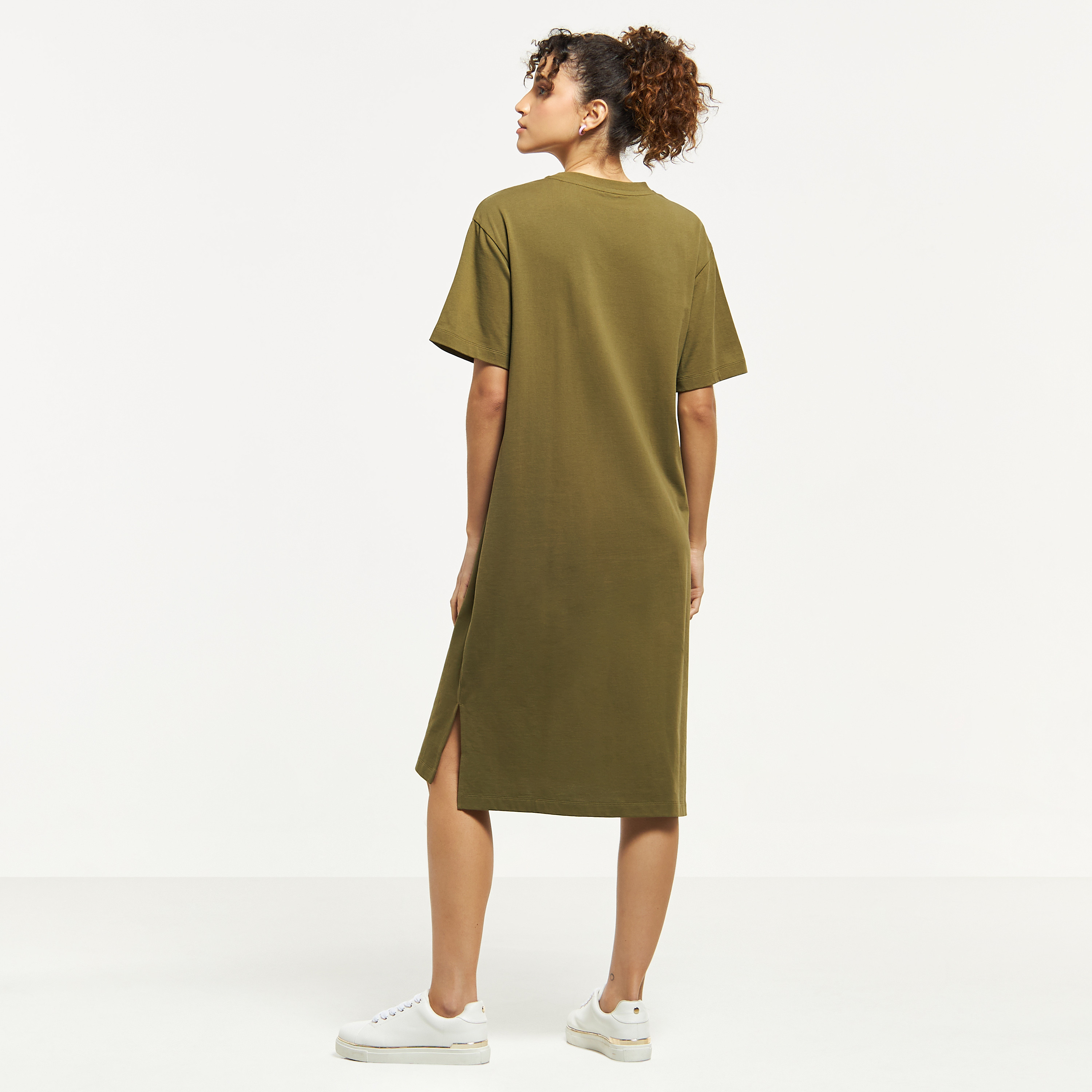 Short sleeve midi outlet t shirt dress