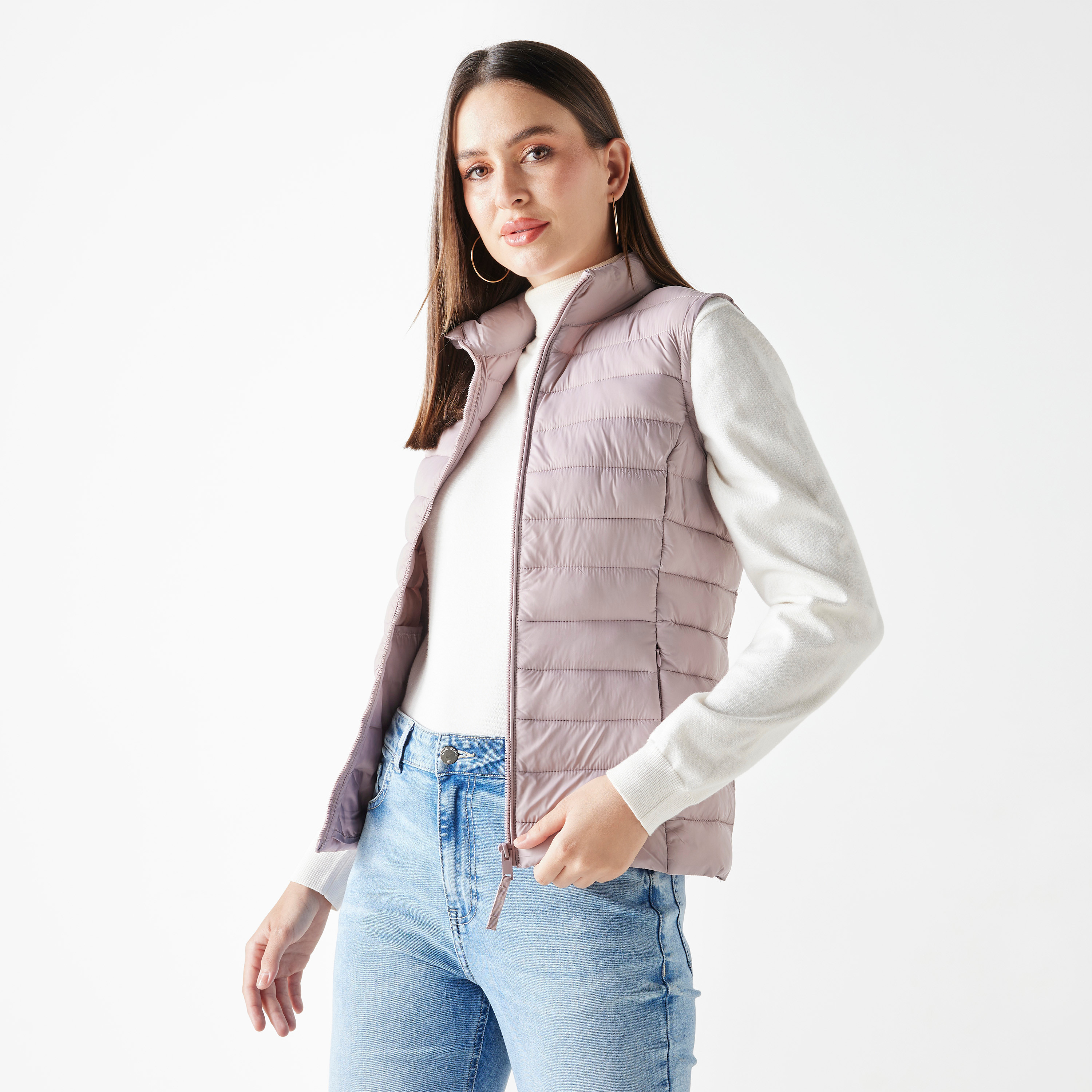 Women's sleeveless clearance jackets with pockets