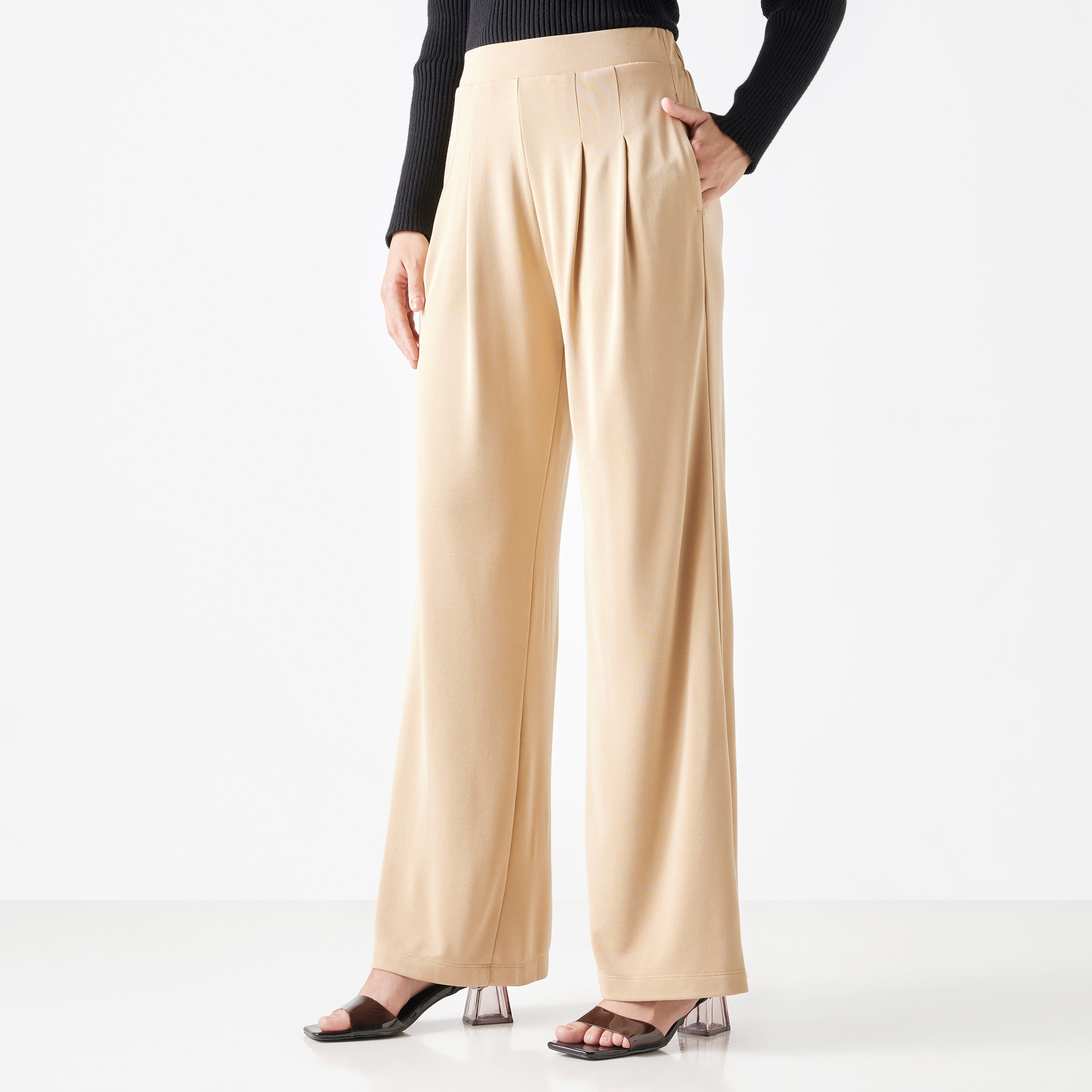 Women's pleated deals palazzo pants