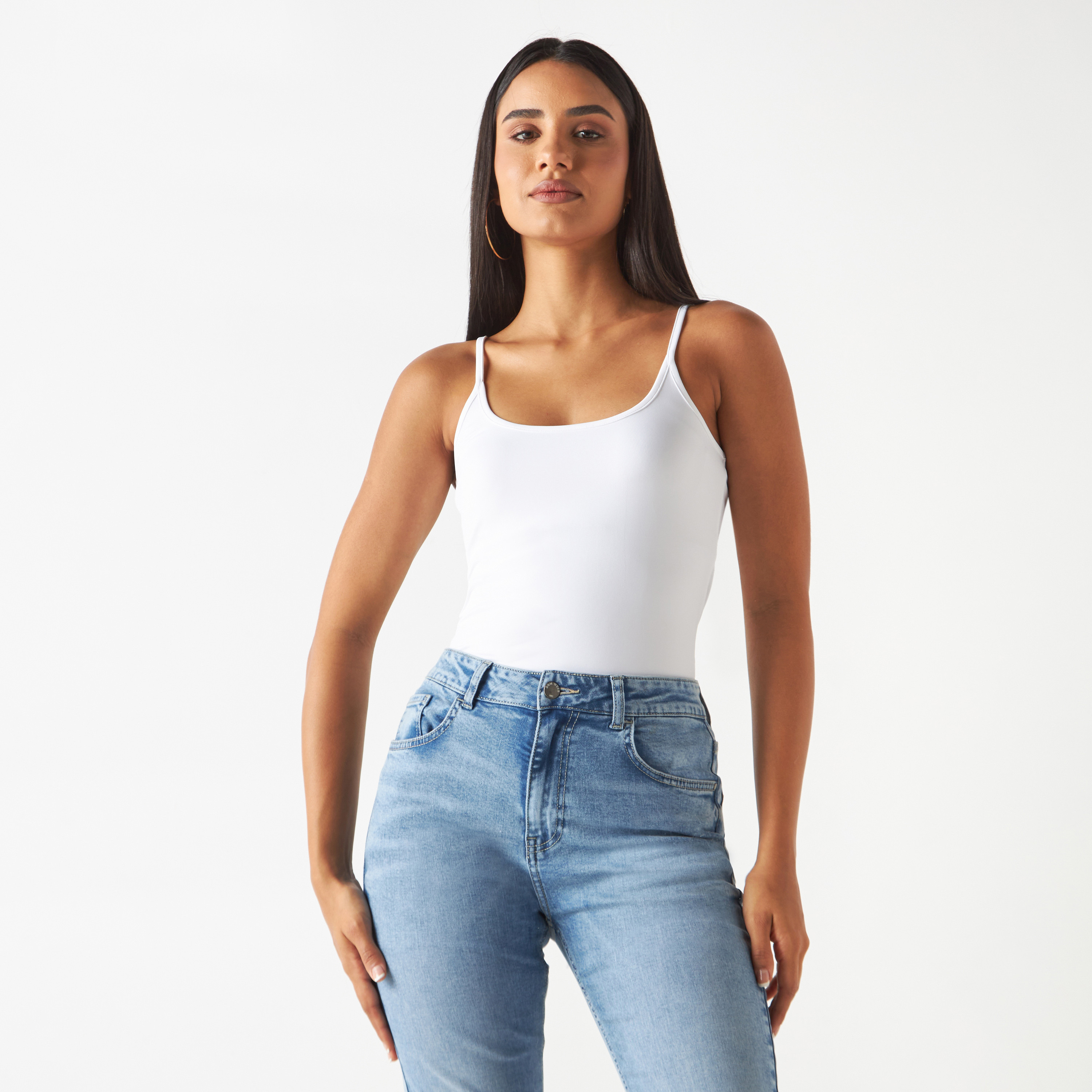 Solid Camisole with Scoop Neck-women-clothing-tshirts-image-1
