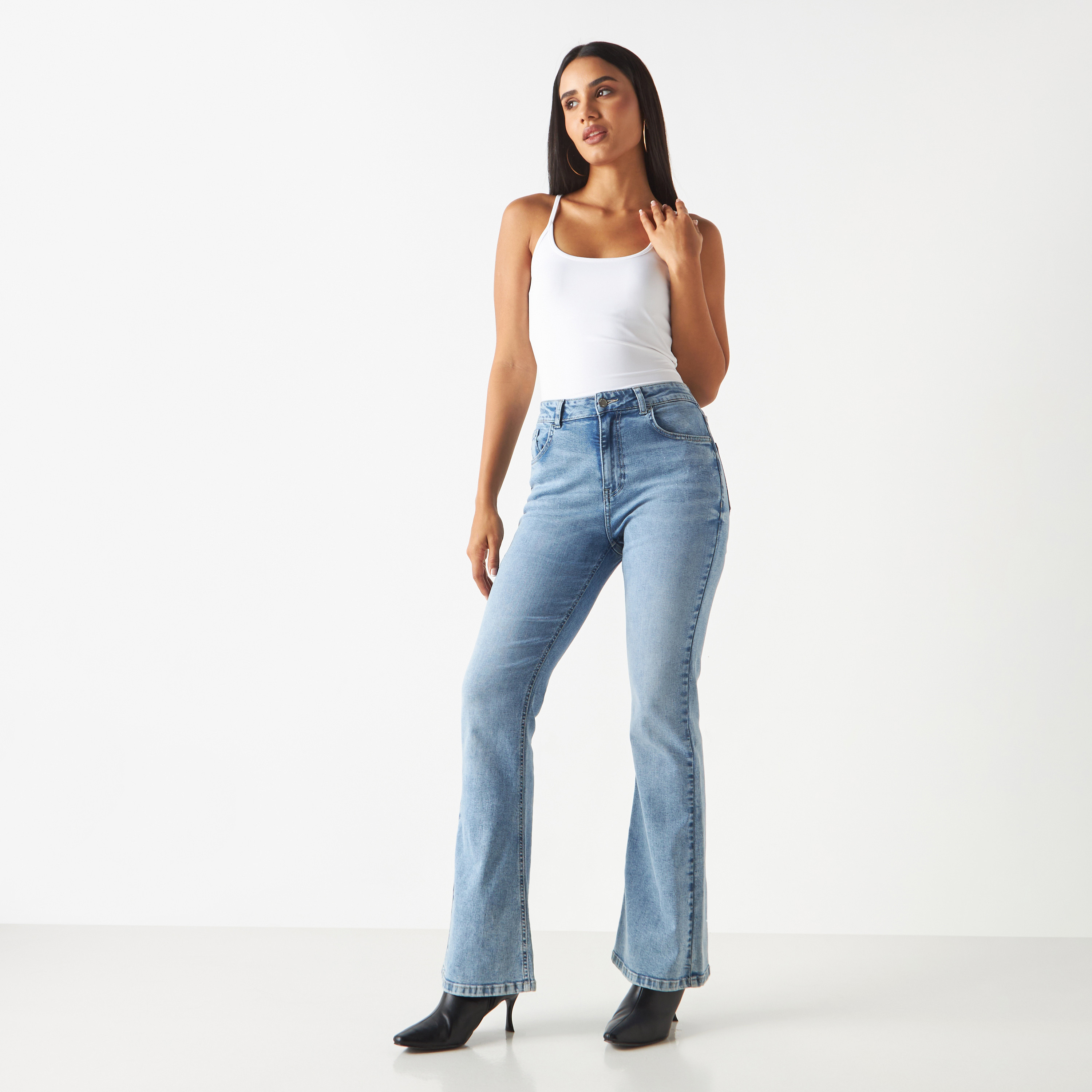 Solid Camisole with Scoop Neck-women-clothing-tshirts-image-2