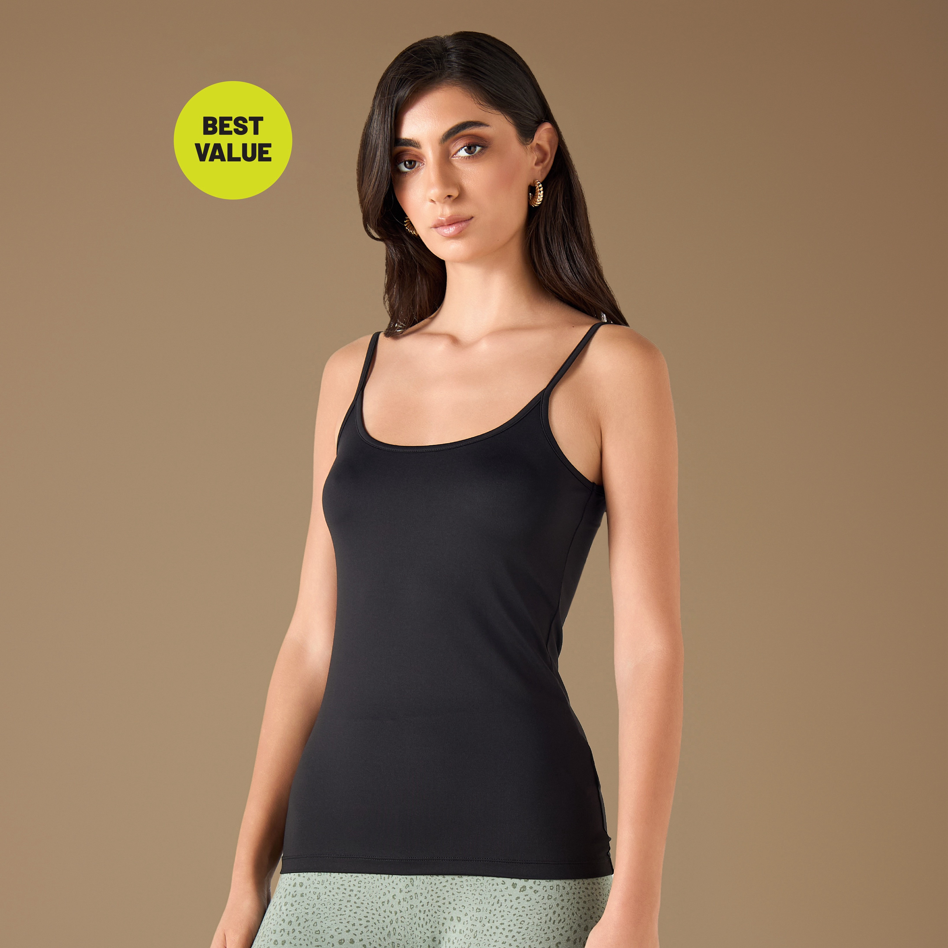 Splash Basics Tank Top with Spaghetti Straps-women-clothing-tshirts-image-1