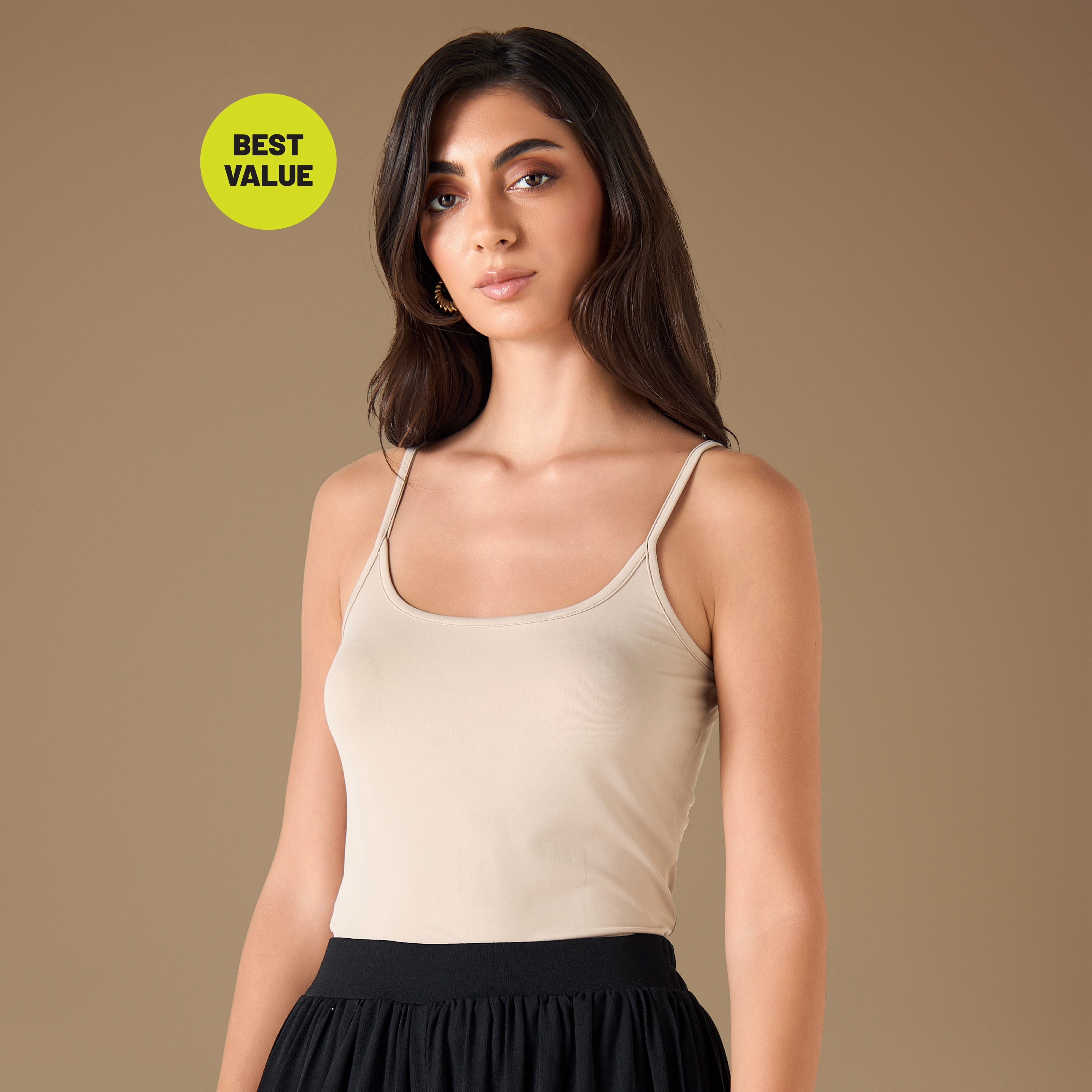 Splash Basics Tank Top with Spaghetti Straps-women-clothing-tshirts-image-1