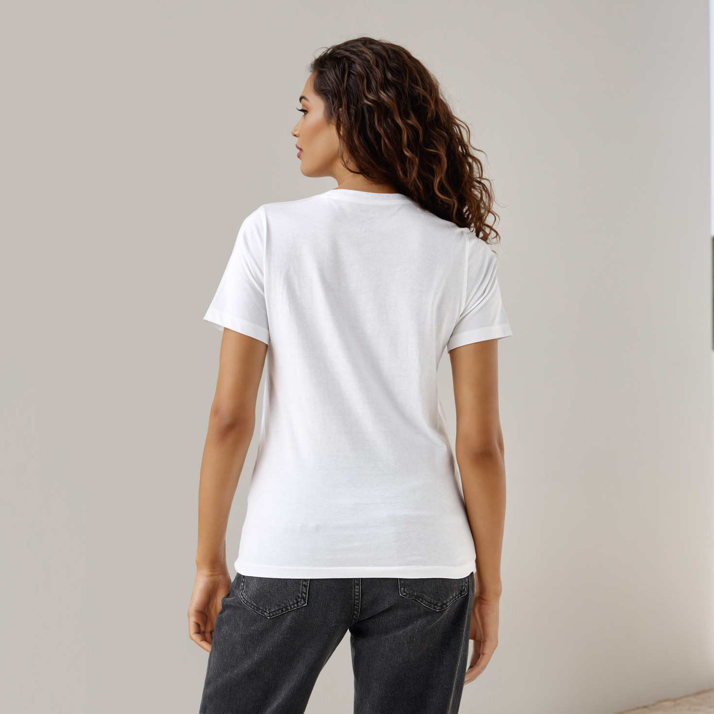 Slogan Print T-shirt-women-clothing-tshirts-image-3