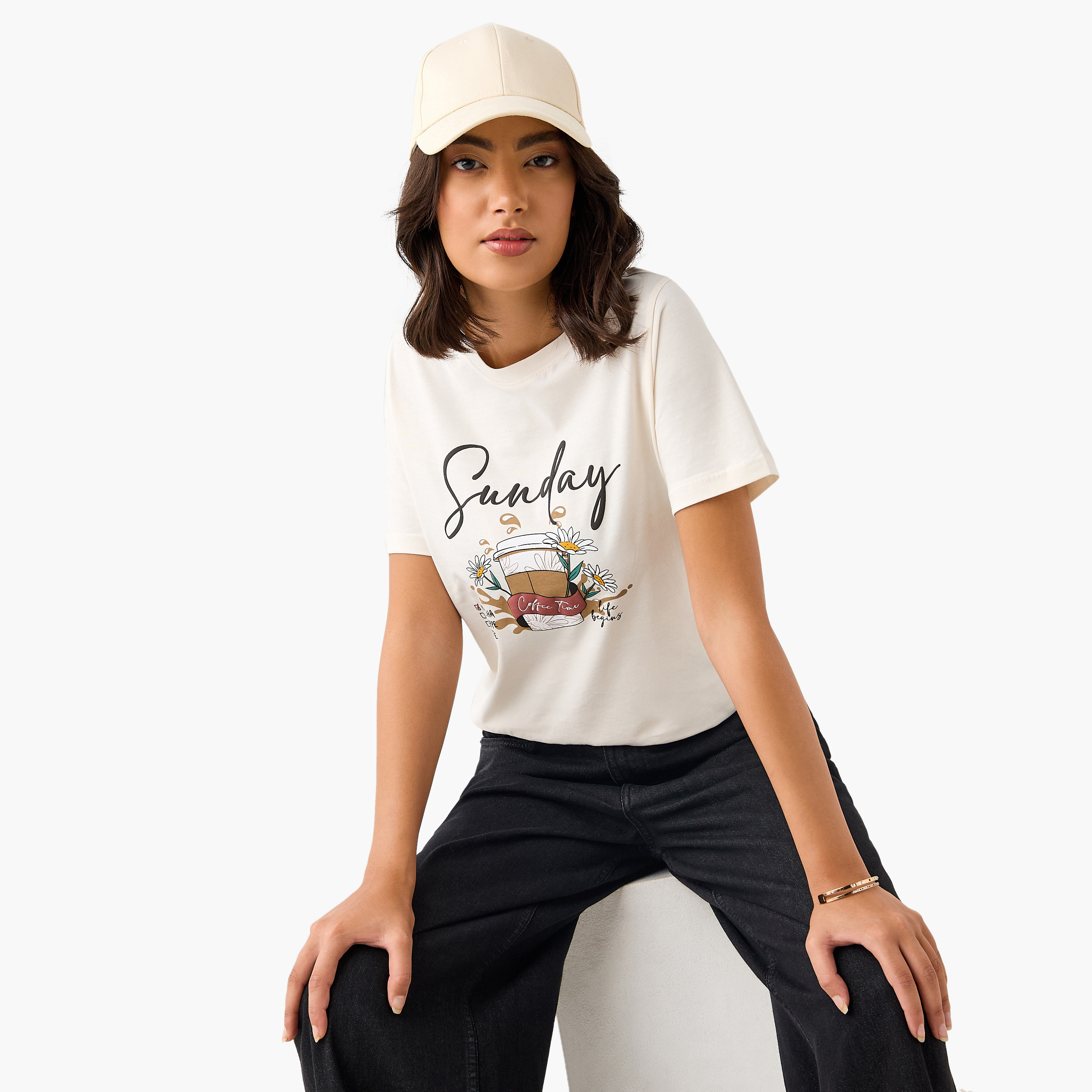 Sketch Art Print T-shirt-women-clothing-tshirts-image-1