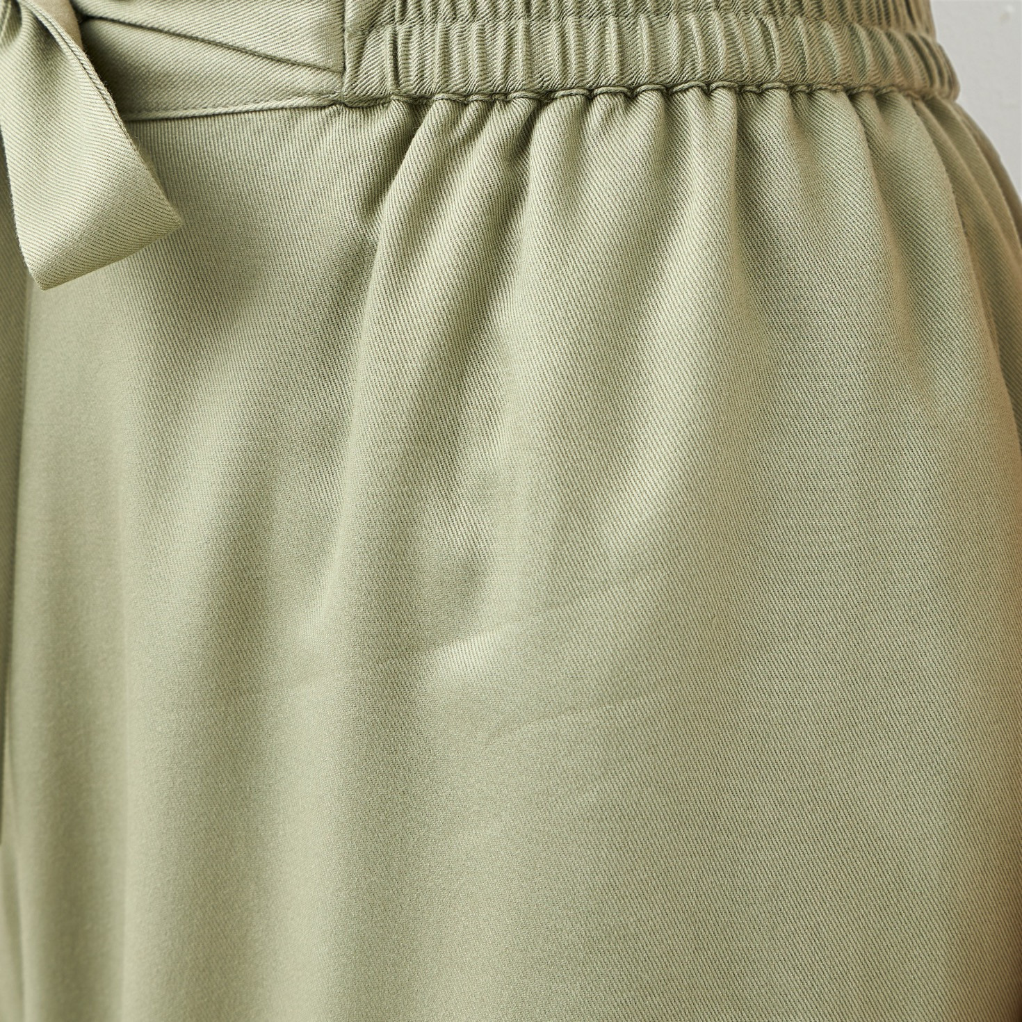 Relaxed Fit Flexi Waist Palazzo Pants with Tie-Up Belt and Pockets-women-clothing-trousers-image-5
