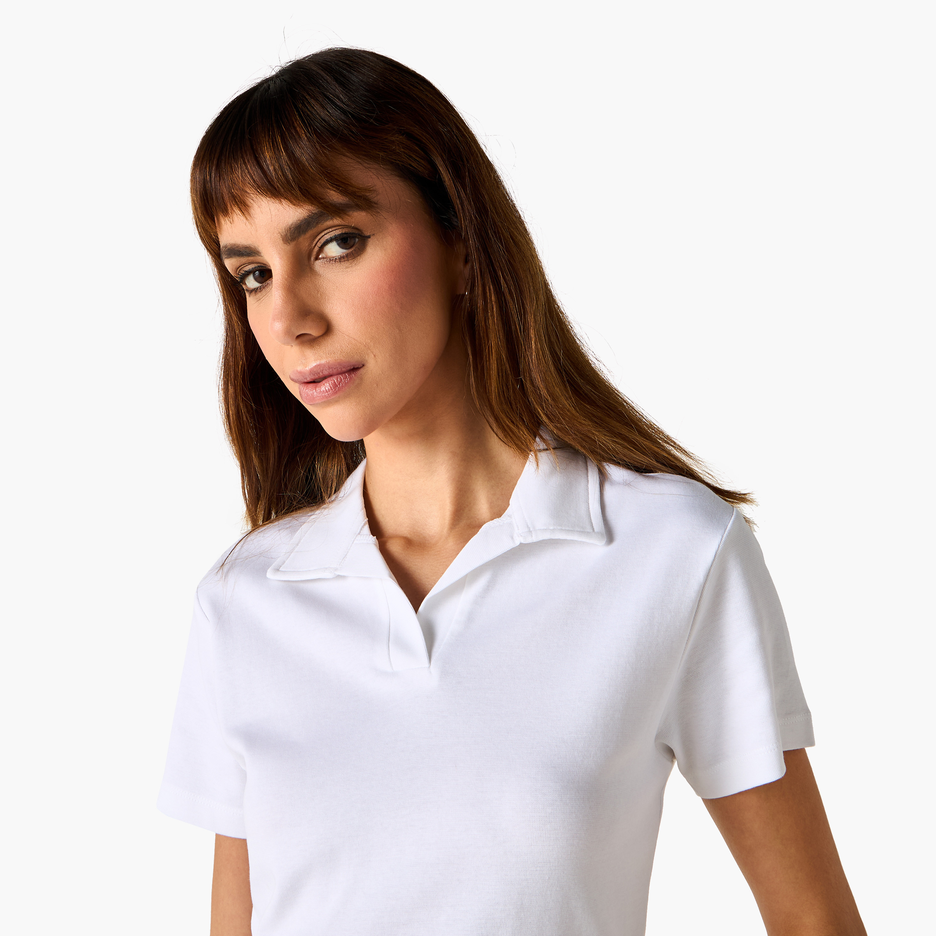 Johnny Collar Polo T-shirt-women-clothing-tshirts-image-4