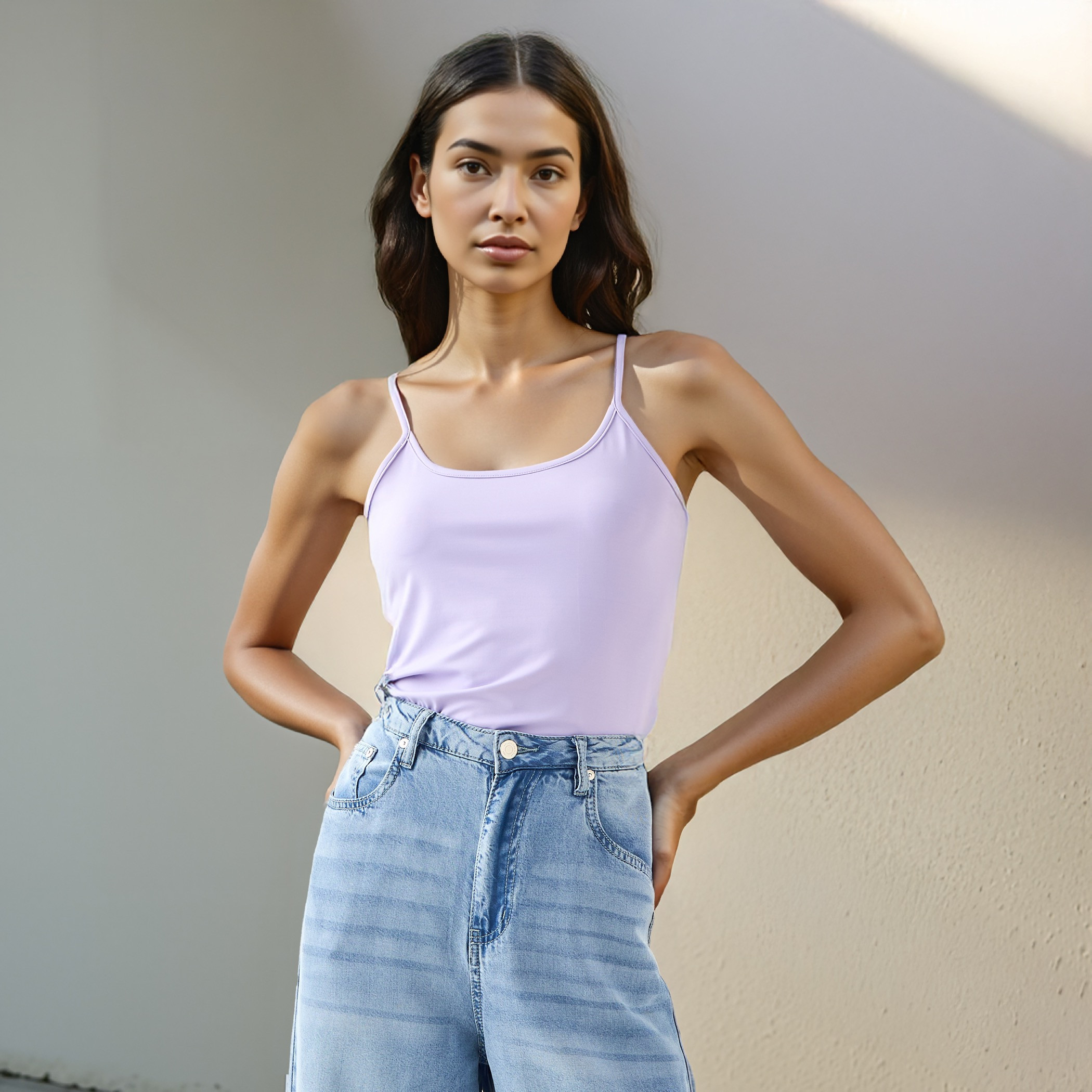 تانك توب بقصّة عادية من سبلاش بيزيكس-women-clothing-tshirts-image-2