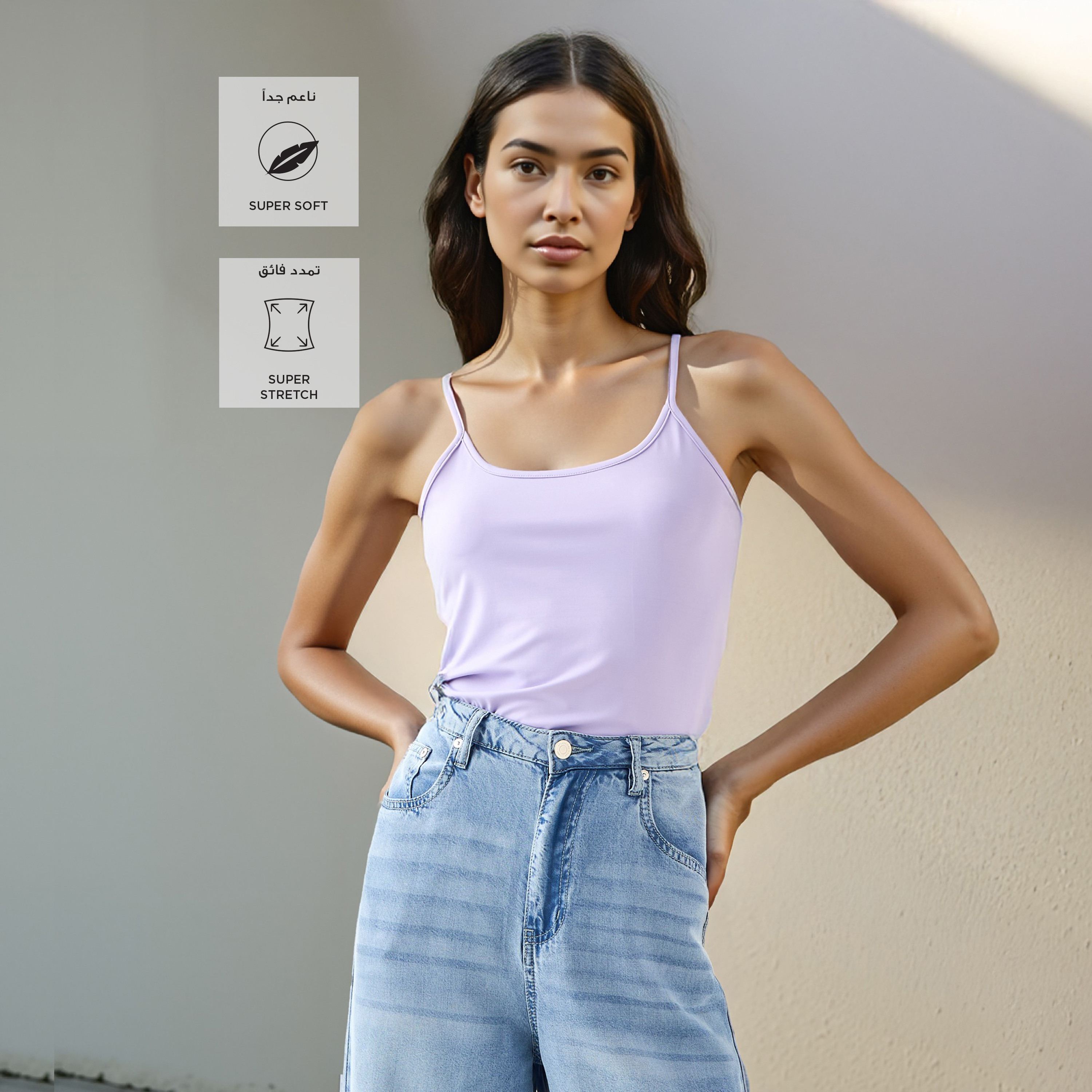 تانك توب بقصّة عادية من سبلاش بيزيكس-women-clothing-tshirts-image-3