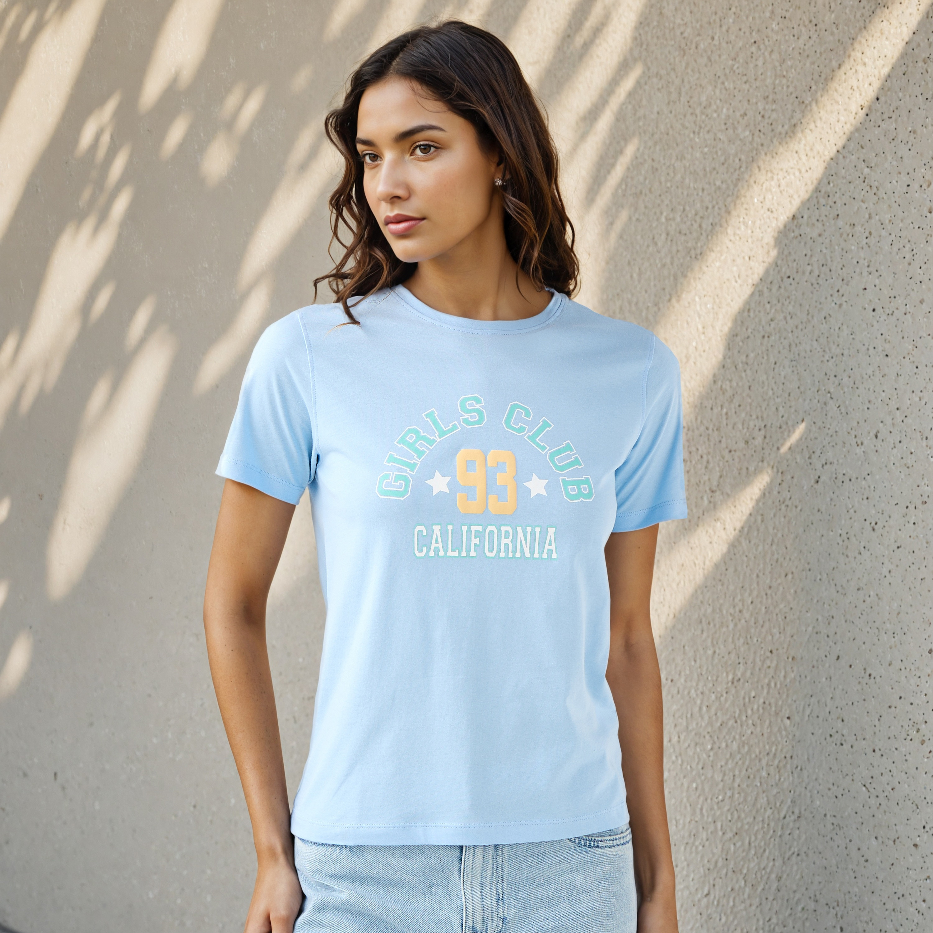 Varsity Print T-shirt-women-clothing-tshirts-image-1