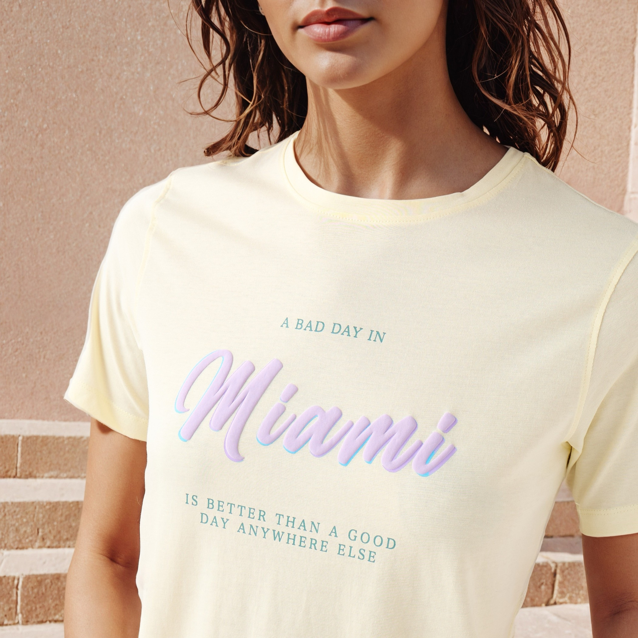 Slogan Print T-shirt-women-clothing-tshirts-image-4
