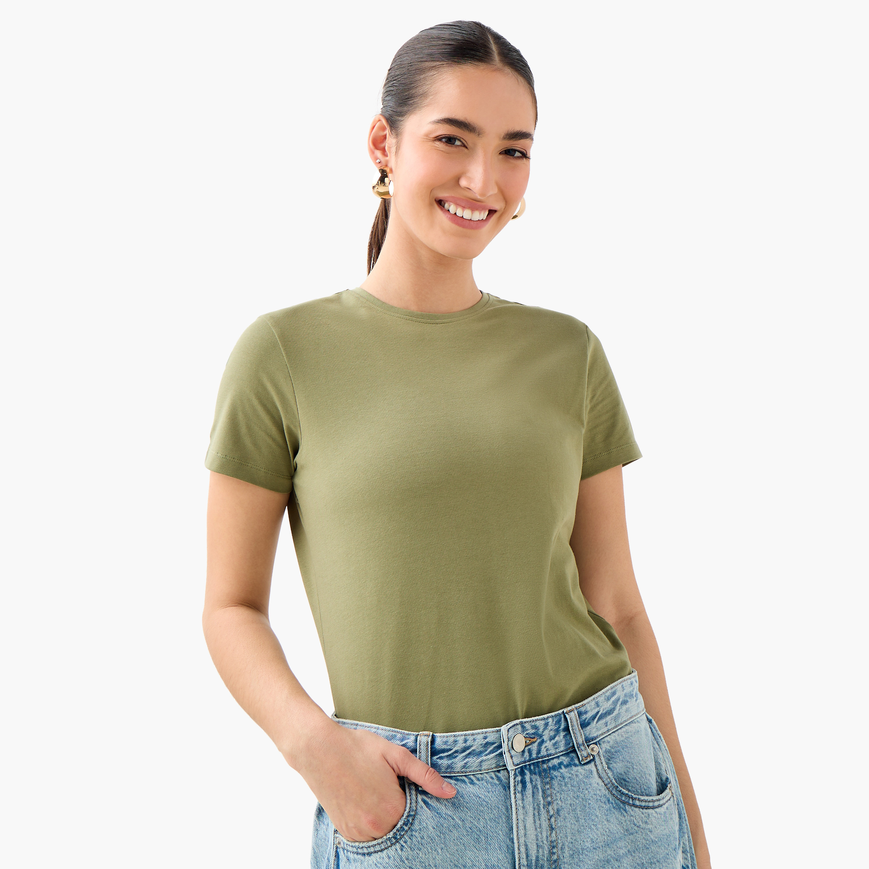Slim Fit T-shirt-women-clothing-tshirts-image-1