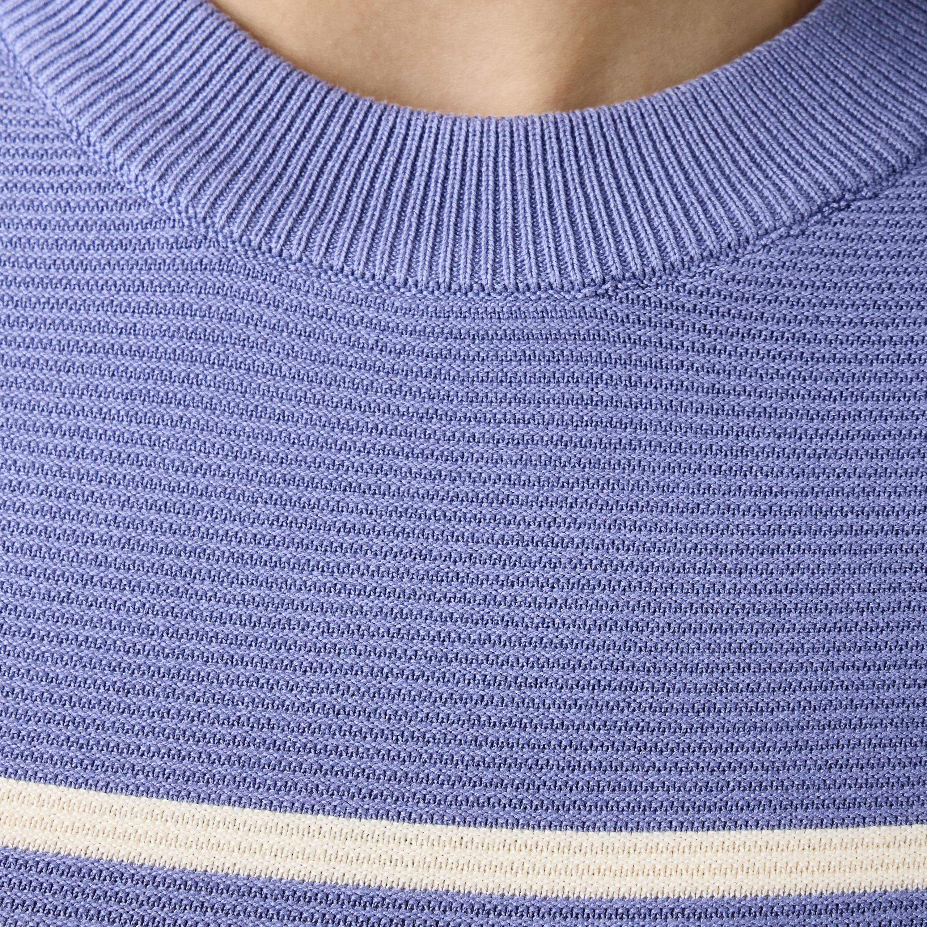 Striped Knit Top with Short Sleeves-women-clothing-cardigansandjumpers-jumpers-image-5