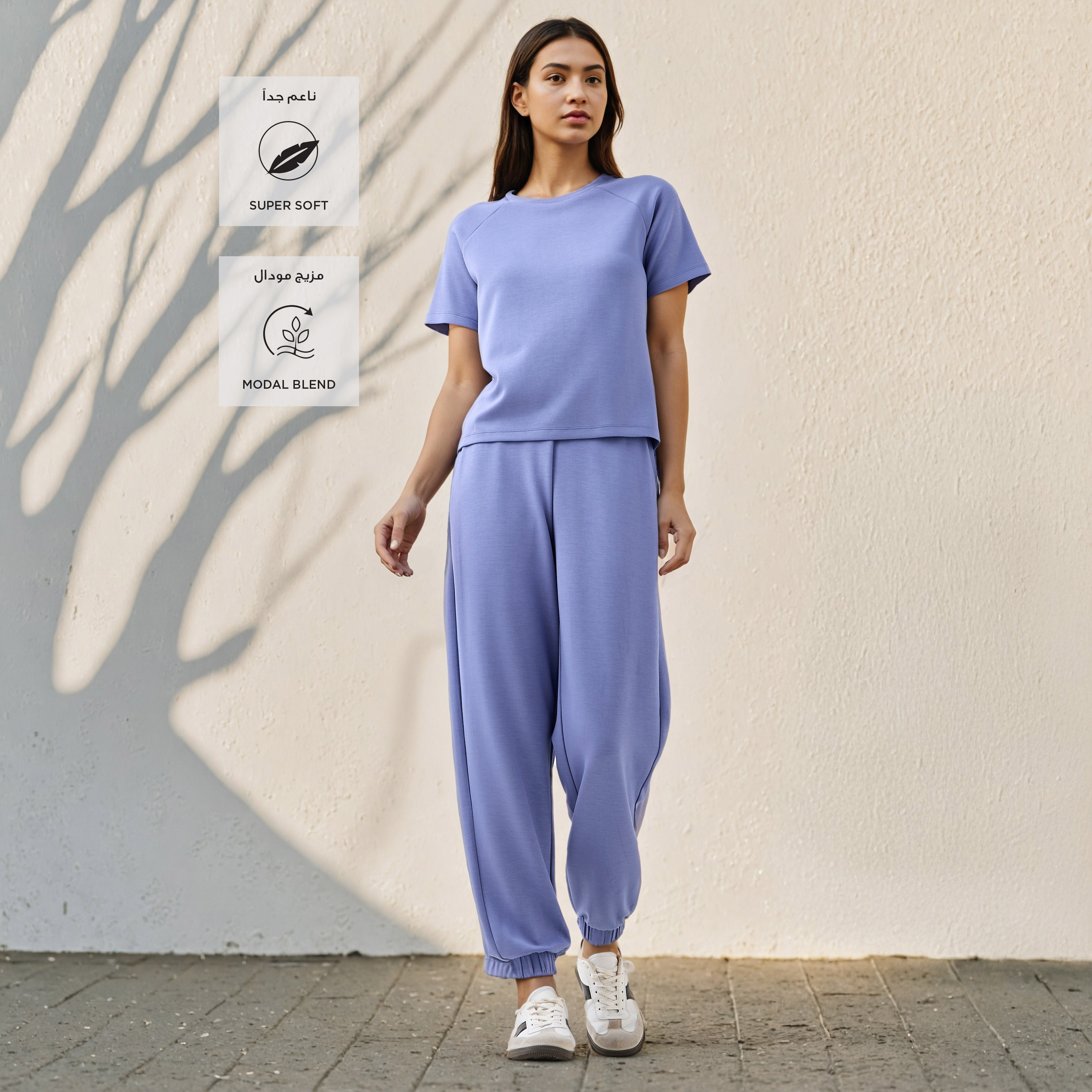 تيشيرت بياقة ضيقة وأكمام قصيرة-women-clothing-tshirts-image-2
