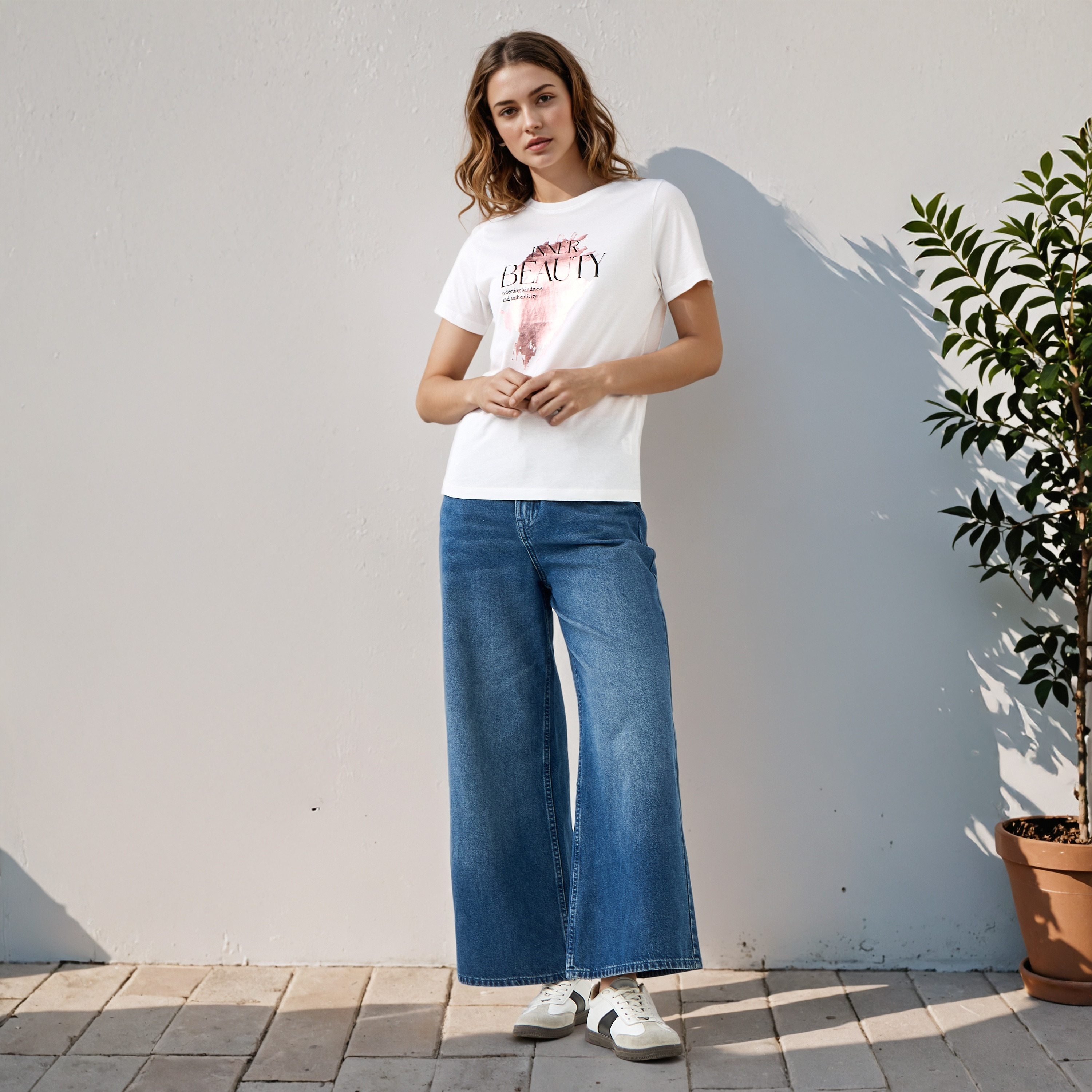 Graphic Print Regular Fit T-shirt-women-clothing-tshirts-image-2