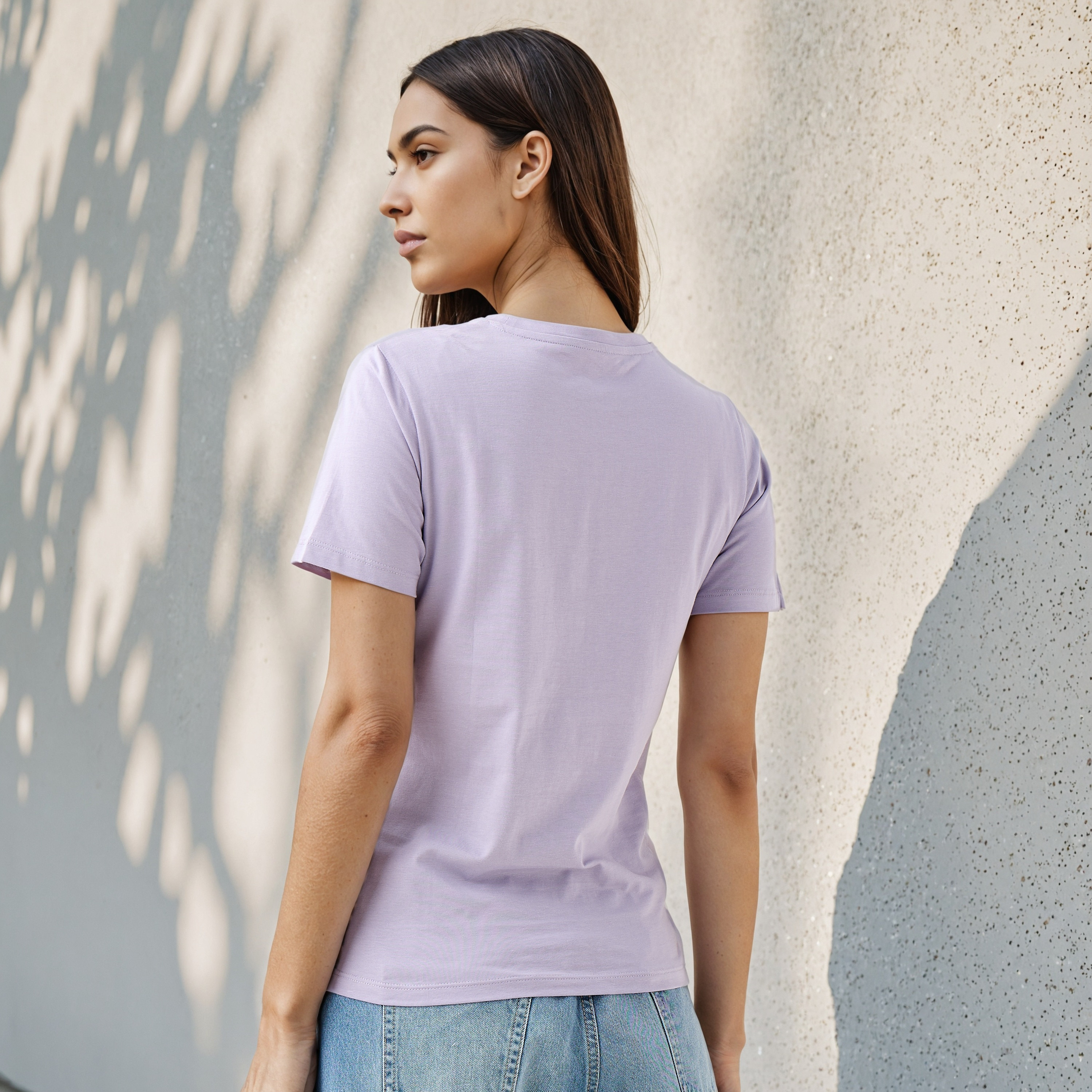 Varsity Print T-shirt with Crew Neck-women-clothing-tshirts-image-3
