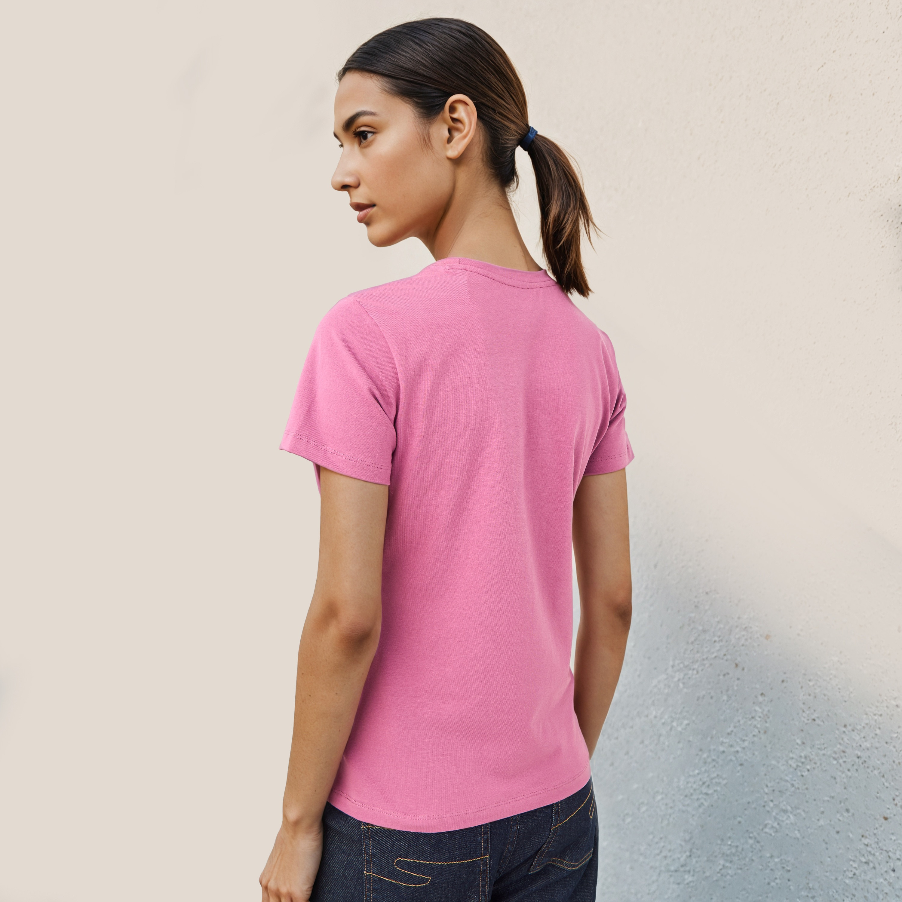 Crew Neck T-shirt-women-clothing-tshirts-image-4