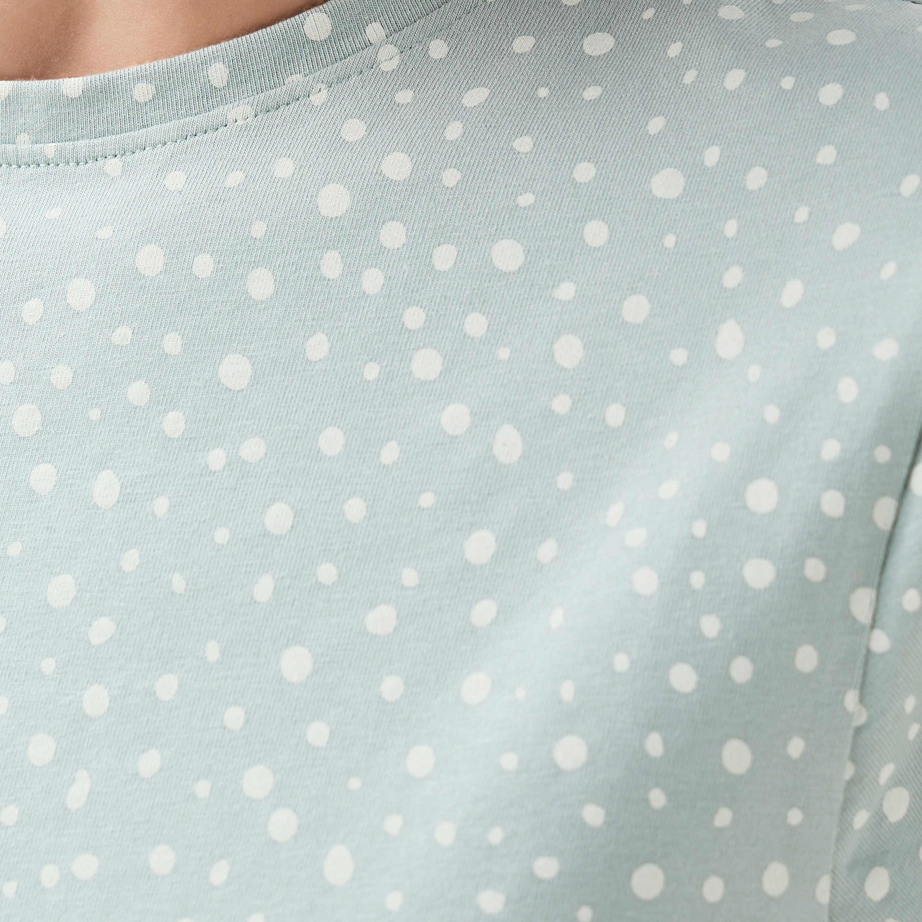 Printed Crew Neck T-shirt-women-clothing-tshirts-image-5