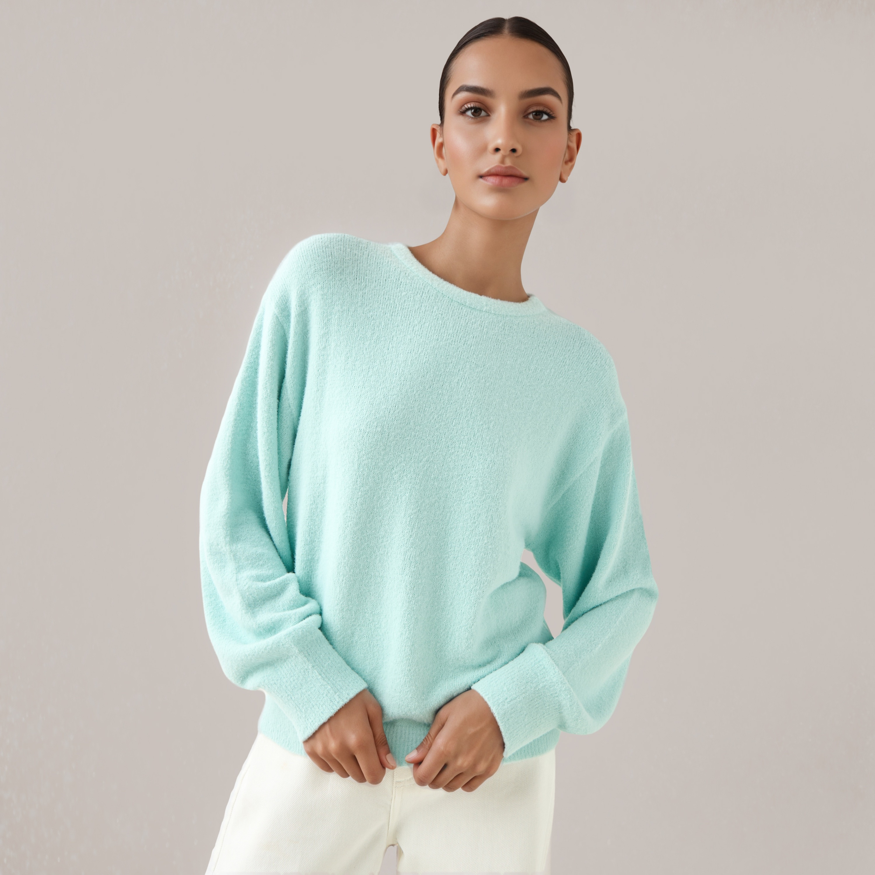 كنزة بياقة ضيقة وأكتاف منسدلة-women-winterwear-cardigansandjumpers-jumpers-image-16
