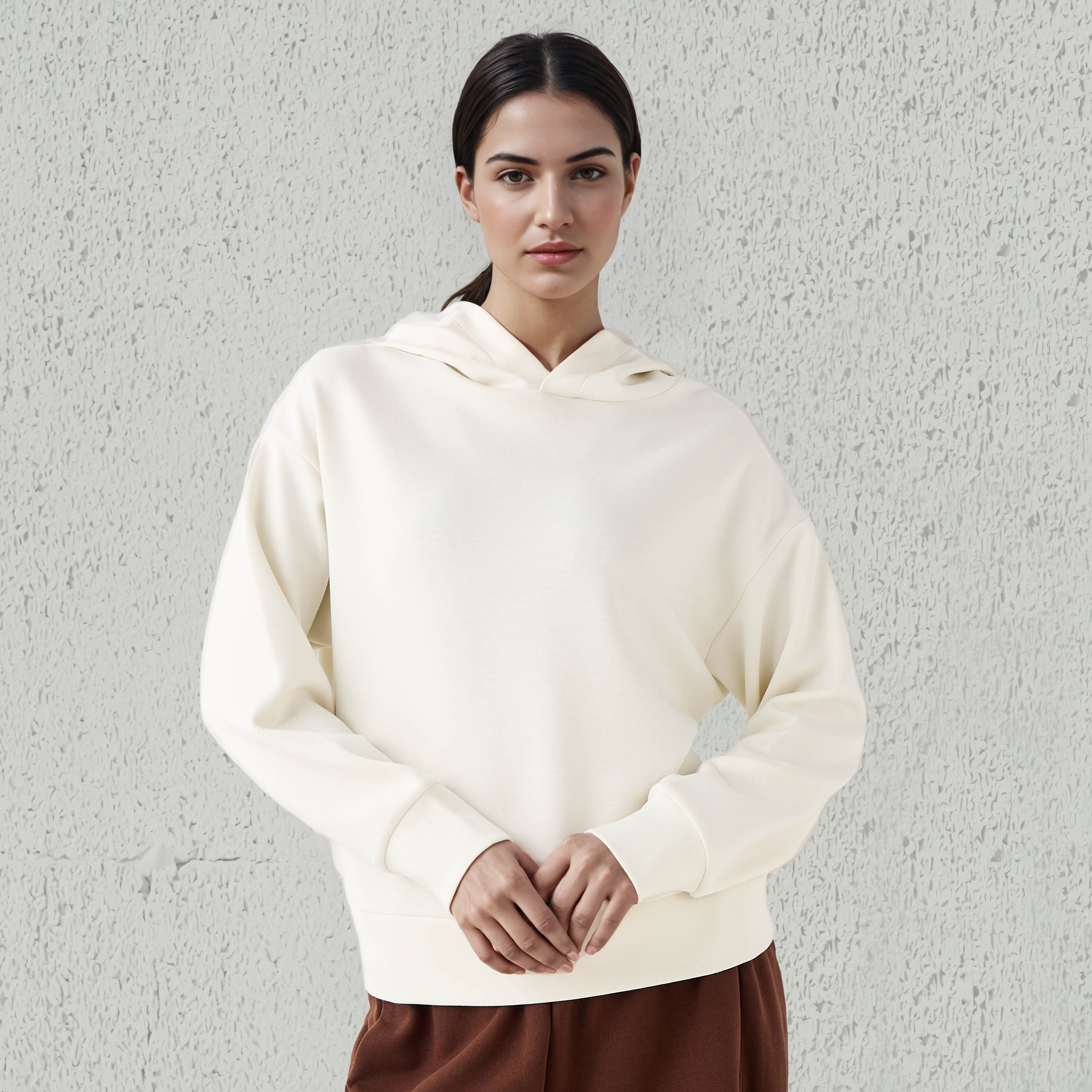 Soft Touch Hoodie with Wide Hem-women-winterwear-hoodiesandsweatshirts-hoodies-image-1